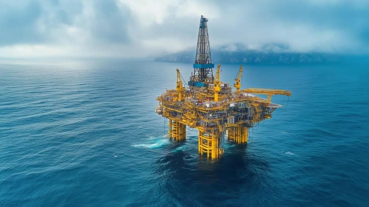 Offshore oil drilling rig
